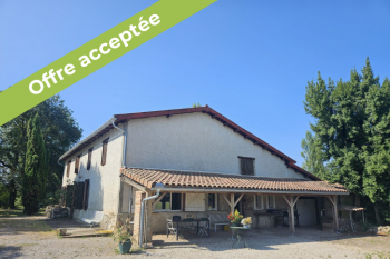 Maison en campagne, beau terrain arboré