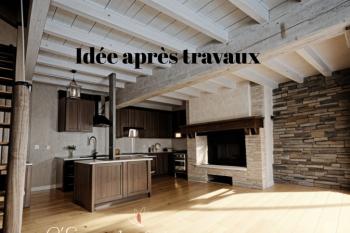 Maison de ville au calme,  à restaurer.