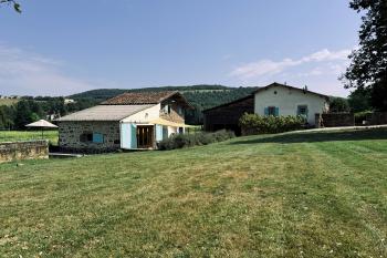 Deux maisons, (3 & 2 chbrs), piscine, grande grange et terrain près de Cordes